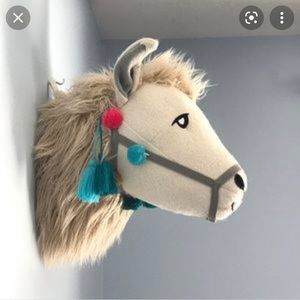 Llama/alpaca head wall mount